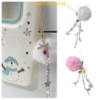 ราคา YOUYO Fuzzy Balls และ Snowflake โทรศัพท์ตกแต่ง Star Beaded พวงกุญแจสําหรับ Trendsetters (57701307223)
