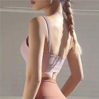 ราคา สปอร์ตบรา ใส่ออกกำลังกาย ระบายอากาศ แห้งเร็ว ยืดหยุ่น สำหรับผู้หญิง (2041253872)