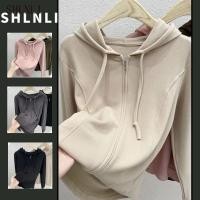 ราคา เสื้อสเวตเตอร์ทรงสลิโอมอบความอุ่นสำหรับผู้หญิง ออกแบบมาให้อเนกประสงค์ มีฮู้ดและซิป ใช้ได้ในฤดูใบไม้ผลิและฤดูใบไม้ร่วง (42926019528)