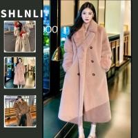 ราคา ชุดสูทผู้หญิง แจ็คเก็ตขนหรูหรา สไตล์เกาหลี สำหรับฤดูหนาว (26741309177)