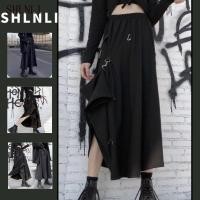 ราคา กระโปรงทรงเอสีดำสำหรับฤดูใบไม้ผลิและฤดูใบไม้ร่วง แบบสวมสบาย มีเอวสูงและขนาดกลาง (50650491266)