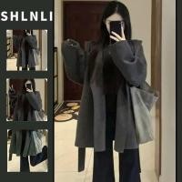 ราคา เสื้อกันหนาวสไตล์เก๋แบบ Hepburn จากเกาหลี ทำจากผ้าขนสัตว์ เหมาะสมกับฤดูหนาวและสามารถสวมเป็นโค้ตคลุมแจ็คเก็ตได้ (48001706622)