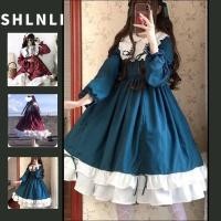 ราคา ชุดโลลิต้าสไตล์ญี่ปุ่นย้อนยุคแขนยาว กับกระโปรงขนาดใหญ่ (42565131570)