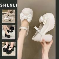 ราคา รองเท้าสไตล์แมรี่เจนสีดำ หนังเส้นใยซุปเปอร์หนา สไตล์เจ้าหญิงสำหรับสาวๆ ในฤดูร้อน (41469369357)