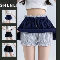 ราคา ผู้หญิงลายดอกไม้ Bud สั้น Skorts ฤดูร้อนเวอร์ชั่นเกาหลีเอวสูง A line กระโปรงฟักทอง (46702587452)