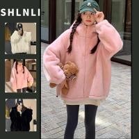 ราคา เสื้อแจ็คเก็ตตุ๊กตาหวานผู้หญิงหลวมสําหรับฤดูใบไม้ร่วงฤดูหนาวสไตล์ญี่ปุ่นอบอุ่นน่ารักเสื้อโค้ทมีฮู้ดสั้น (28541698006)