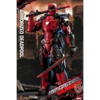 ราคา Hot Toys Marvel Comics CMS09D42 Armorized Deadpool 1 6 Scale Collectible Figure (28391573598)