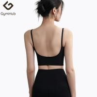 ราคา GymHub บรากีฬาสายบางแบบครบชุด ลดแรงกระแทก เสื้อกล้ามสำหรับออกกำลังกายและโยคะ (44467626424)