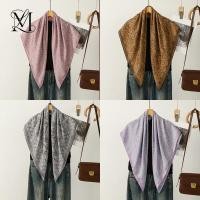 ราคา LOVOSME Cashew Jacquard Square ผ้าพันคอ Hijab ผู้หญิงซาตินผ้าพันคอผ้าไหมบาง Bawal Breathable ผ้าพันคอผ้าคลุมไหล่ (43008963473)