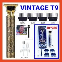 ราคา cholly shop เครื่องตัดผมไฟฟ้าUSB ปัตตาเลี่ยนตัดผมT9 วินเทจ เฟดเดอร์หัวน้ำมัน เครื่องตัดผม ปัตตาเลี่ยน ปัตตาเลี่ยนไร้สาย (21753704981)