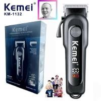 ราคา แบตตาเลี่ยน KEMEI KM 1132 ปัตตาเลี่ยนตัดผมไฟฟ้าไร้สาย พร้อมที่รองหวี 4 ชิ้น (25776092287)