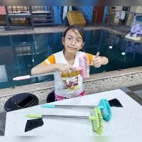 ราคา cholly shop แปรงขัดพื้น QF H59 ไม้ขัดพื้น ด้ามจับถนัดมือ (4883612611)