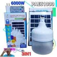 ราคา โคมไฟโซล่าเซลล์ ไฟตุ้ม หลอดไฟ 3 สีในตัวเดียว ไฟล่อแมลง โซล่าเซลล์ 6000W Black Light แสงม่วง LED Bulb Solar PAE61000 (27350981663)