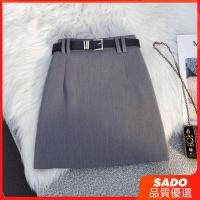 ราคา กระโปรง A line สีเทาไซส์เล็ก ครึ่งความยาว เอวสูง ดีไซน์เซ็กซี่ เพิ่มลุคบางเบา (40572766154)