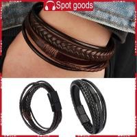 ราคา สร้อยข้อมือหนังแท้ถักสไตล์ชาติพันธุ์ พร้อมเข็มกลัดแม่เหล็ก หรูหราสำหรับสวมใส่ (52750090062)