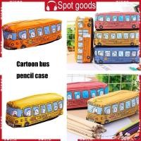 ราคา WIN การ์ตูนรถบัสกระเป๋าดินสอขนาดใหญ่ความจุปากกาซิปผ้าใบกระเป๋าปากกากระเป๋าเดินทาง Stationeries Organiser กรณี (49951151996)