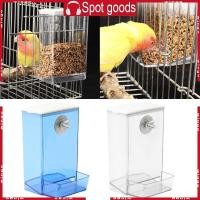 ราคา WIN Anti spill Bird Feeding Bowl Parrots Feed Container Cockatiels Feeding Box (49001166239)