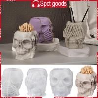 ราคา WIN 3 รูปแบบ Skull กระถางดอกไม้แม่พิมพ์ศิลปะซิลิโคนหัตถกรรมแม่พิมพ์ Diy Handmade ผู้ถือปากกา (54350084948)