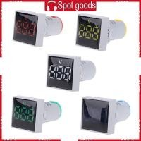 ราคา WIN 22mm Square Voltmeter AC 20 500V Volt Meter Panel LED Digital Voltage Indicator (49350120040)