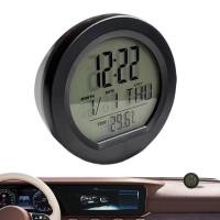 ราคา พลังงานแสงอาทิตย์ยานยนต์ Dash นาฬิกา LED Auto ปฏิทินภายในนาฬิกาดิจิตอลขนาดเล็กอุปกรณ์เสริมในรถยนต์ ayendst (45902538063)