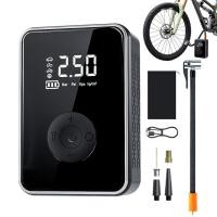 ราคา ปั๊มลมรถยนต์ไร้สายจอแสดงผลดิจิตอลเครื่องเติมลมไร้สายพร้อมไฟปั๊มลมไฟฟ้าแบบชาร์จไฟได้พร้อมระบบปิดอัตโนมัติ (45851178650)