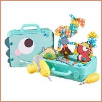 ราคา ชุดเครื่องมือสําหรับเด็กสนุกสมจริงการศึกษาเกมที่เดินทางมาพักผ่อนเด็กเครื่องมือ งาน สําหรับหนุ่มๆสาวๆเล่นช่างลาน ใช่ (58102664508)