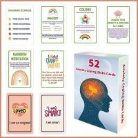 ราคา การ์ดสุขภาพจิต 52 แผ่นสองด้านเครื่องมือระเบียบตนเองการเรียนรู้ของเล่นสําหรับสํานักงานเดสก์ท็อปชีวิตในบ้าน ayendsth (51801767672)