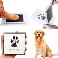 ราคา สัตว์เลี้ยงสุนัขและแมวตีนพิมพ์หมึกชุดแผ่นพิมพ์มือเด็กปลอดภัยปลอดสารพิษล้างฟรีทําความสะอาดง่าย ทําเอง ทาบรอยมือรอยเท้าสัตว์เลี้ยงของที่ระลึก (25332900726)