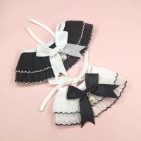 ราคา ปลอกคอ ประดับโบว์ และไข่มุก สีขาว สีดํา เครื่องประดับ สําหรับสัตว์เลี้ยง สุนัข แมว (23132393486)