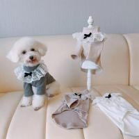 ราคา คอเต่าสัตว์เลี้ยง เสื้อยืด ลูกไม้คอเสื้อผ้าสุนัขสําหรับหญิงชิวาวาแมวน่ารักชุดนุ่มยืดหยุ่นเสื้อสุนัข ชิสุ เท็ดดี้ (42212758843)