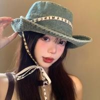 ราคา หมวกบักเก็ตคาวบอยวินเทจสำหรับผู้หญิง ขนาดพิเศษ กันแดดกลางแจ้ง (42725309323)