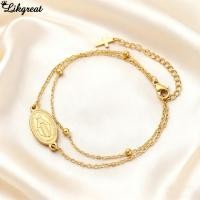 ราคา สร้อยข้อมือสแตนเลสโซ่ลูกปัดสองชั้น พร้อม charm ครุฑแม่พระ สำหรับทั้งผู้ชายและผู้หญิง (42324077454)