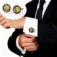 ราคา LIKGRET 1 คู่ Vintage Lion Cufflinks สําหรับผู้ชายแฟชั่นใหม่อุปกรณ์เสริมชุดของขวัญ (41825281617)