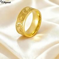 ราคา LIKGRET Elephant Sun Rings for Women Men Stainless Steel New Stylish Jewelry (56000578796)