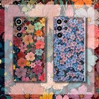 ราคา SAMSUNG ดอกไม้สีสันสดใสเคสโทรศัพท์นุ่มสําหรับSamsung A06 5G A16 S25 Ultra A26 A36 A56 A15 A25 A35 A55 S24 S23 S21 S20 FE S22 S10 หมายเหตุ 20 Ultra 10 Plus A14 A52 A53 A54 A54 A54 A54 A53 A54 A54 A54 A