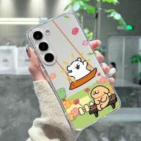 ราคา SAMSUNG สัตว์น่ารักลูกสุนัขเคสโทรศัพท์สําหรับsamsung A55 A54 A25 A15 A35 A05 A05s A14 A24 A34 A53 A73 A33 A23 A04s A13 A31 A52s A12 A50s A72 A51 A52 A72 A71 A50s A52s A52 A72 A52s A30 A71 A72 A52s A52