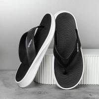 ราคา ใหม่หนาSoled Flip Flops ผู้ชาย Flip Flops Be (28841640095)