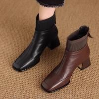 ราคา รองเท้าส้นสูงแบบมาร์ติน ส้นหนา มีความยืดหยุ่น และสไตล์ย้อนยุค (44417110791)