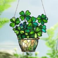 ราคา จี้แผ่นอะคริลิค 2 มิติ Lucky Clover (42962302003)