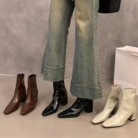 ราคา ส้นสูงรองเท้าบูทมาร์ตินสีน้ำตาลสไตล์ใหม่สำหรับฤดูใบไม้ผลิและฤดูใบไม้ร่วง (41967297102)