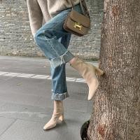 ราคา รองเท้าข้อเท้าส้นสูงหนังนิ่ม ดีไซน์แฟชั่นใหม่ (43917300403)