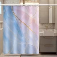 ราคา สีชมพูสีฟ้าร่วมม่านอาบน้ํากันน้ําโรคราน้ําค้าง การพิสูจน์ ผ้าม่านห้องน้ําพาร์ทิชันม่านประตู (41756972033)