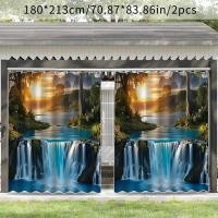 ราคา 120ก Outdoor Pavilion Blackout Curtain ครีมกันแดดผ้ากันน้ําผ้าม่าน (43158713313)