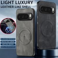 ราคา รองรับแม่เหล็กไร้สายปลอกสําหรับ Google Pixel 10 Pro XL 10Pro Pixel10Pro XL 10ProXL Retro หนังเคสโทรศัพท์ป้องกันเลนส์กันกระแทกกันชนนุ่มกรณีปกหลัง (44367335395)