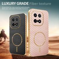 ราคา รองรับปลอกชาร์จแม่เหล็กสําหรับ วิฟ ไอคิว 15 ไอคิว15 5ก รูปแบบคาร์บอนไฟเบอร์ทองชุบไฟฟ้าขอบเคสโทรศัพท์กันกระแทกกล้องป้องกันกลับปกแข็ง (45302601770)