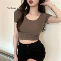 ราคา พร้อมส่งจากกทม เสื้อเอวลอย เสื้อครอปแขนสั้น ผ้าเรย่อน สวยหรูดูแพงม้ากใส่แมตช์ลุคง่าย (29700927578)