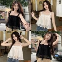 ราคา Miqi เสื้อกล้าม ไหมพรม แขนกุด ลายลูกไม้ ผ้านุ่ม เสื้อครอป ใส่สบาย สไตล์ลำลอง ไปทะเล น่ารักๆ 61622 (26881034637)