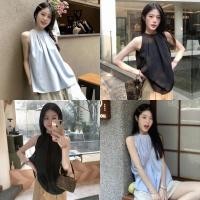 ราคา Miqi เสื้อกล้าม สีพื้น คอกลม ทรงหลวม ผ้าบางเบา เสื้อแขนกุด สไตล์ลำลอง น่ารักๆ ใส่สบาย 60148 1 (41008819106)