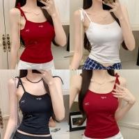 ราคา Miqi เสื้อสายเดี่ยว มีฟองน้ำ ลายโบว์ ใส่เดี่ยว ผ้านิ่ม เสื้อครอป แนวสตรีท สวยๆ ใส่สบาย FY2108 (28084894465)