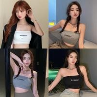 ราคา Miqi เสื้อเกาะอก มีฟองน้ำ ปาดไหล่ เข้ารูป ผ้าร่องยืด เสื้อครอป สไตล์ลำลอง เท่ๆ แฟชั่น FY4832 (29933391217)